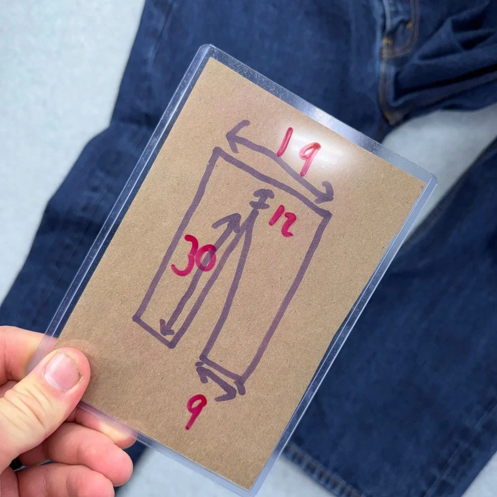 Levi Strauss 505 Dark Wash Straight Leg Denim Jeans Mens W38‎ L30